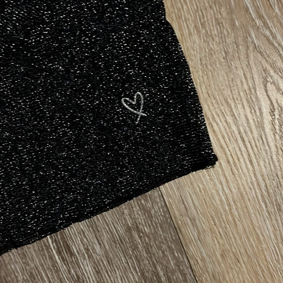 NWT Victoria’s Secret Black Sparkle Top - Picture 4 of 5